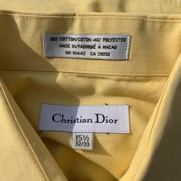 Christian Dior Dresshirt (15.5) (32/33) - Picture 6 of 6